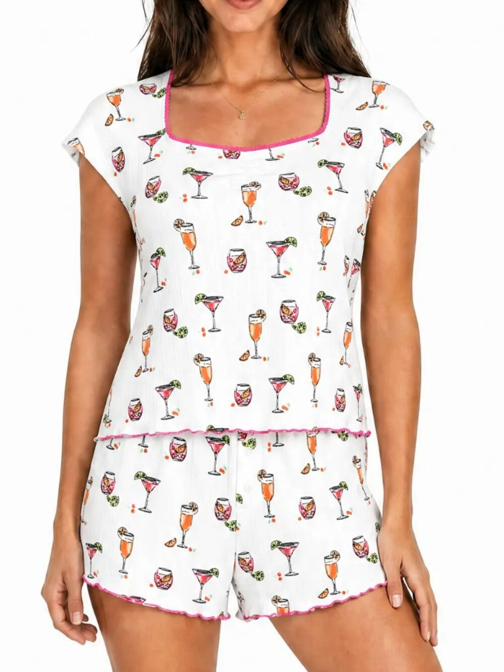 Loft Sweetheart Short Pajamas L